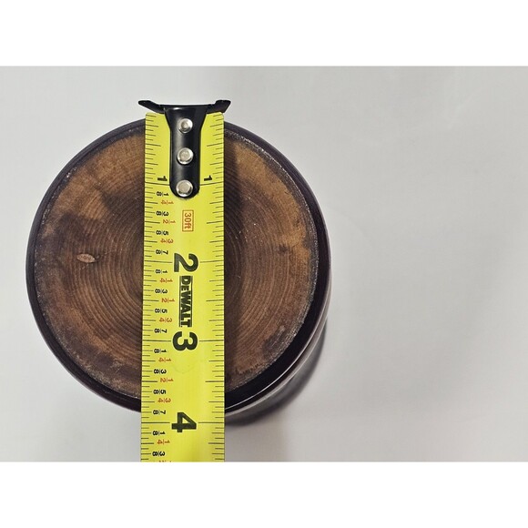 Vintage Boho Tiki Style Hand-Carved Wooden Floral Vase  9” Rustic Folk Art Decor - Picture 9 of 10